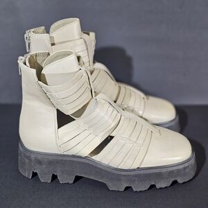 New Free People Hydra Huarache Lug Boots Size 6.5 (37) MSRP: $198 New